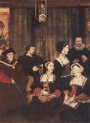 Rowland Lockey Sir Thomas More and his family oil painting reproduction